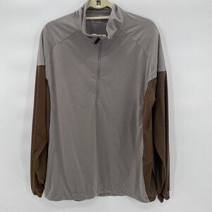 Nike Golf Sweater Brown 1/4 Zip Pull Over Men’s Size L